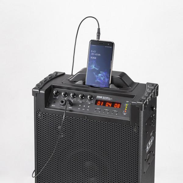 SANWA SUPPLY（サンワサプライ） ワイヤレスマイク付キ拡声器スピーカー(バッテリー内蔵・ワイヤレスマイク3本対応) MM-SPAMP16_10