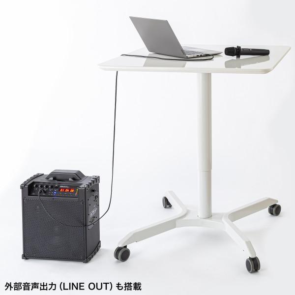 SANWA SUPPLY（サンワサプライ） ワイヤレスマイク付キ拡声器スピーカー(バッテリー内蔵・ワイヤレスマイク3本対応) MM-SPAMP16_12