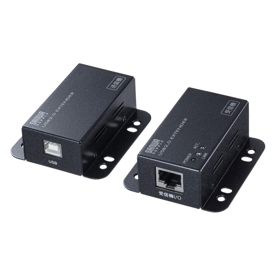 SANWA SUPPLY（サンワサプライ） USB2.0エクステンダー（2ポートハブ付き） USB-EXSET3