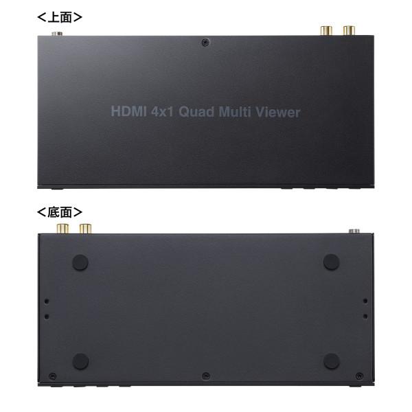 SANWA SUPPLY（サンワサプライ） 4入力1出力HDMI画面分割切替器(4K/60Hz対応) SW-PHD41MTVの画像