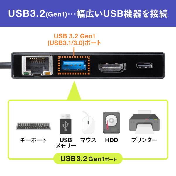 SANWA SUPPLY（サンワサプライ） USB Type-Cマルチ変換アダプタ AD-ALCMHL1BK｜isense｜17