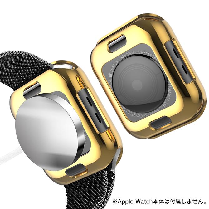 Apple Watch アップルウォッチ カバー メッキ 41mm 45mm アップルウォッチ ケース Apple Watch カバー｜isense｜16