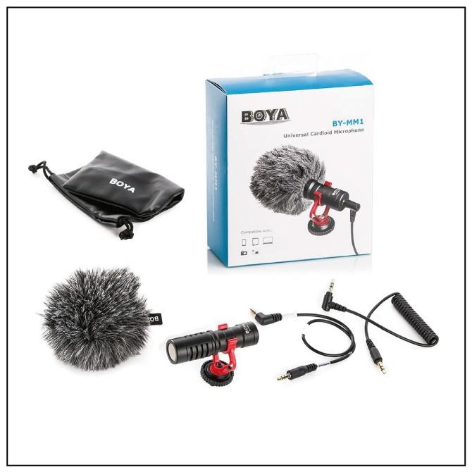 ビデオマイク ショットガン ガンマイク ウインドジャマー付き スマホ