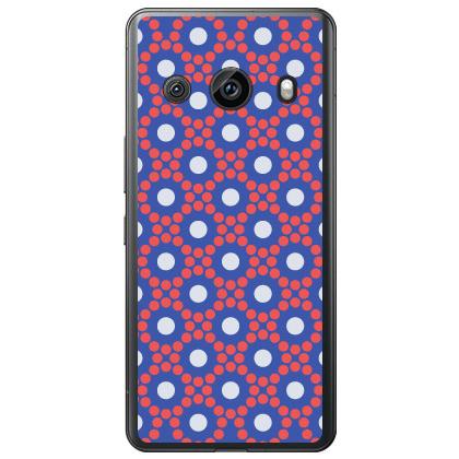 サークルドット ブルー (ハード ケース カバー) Coverfull AQUOS R8