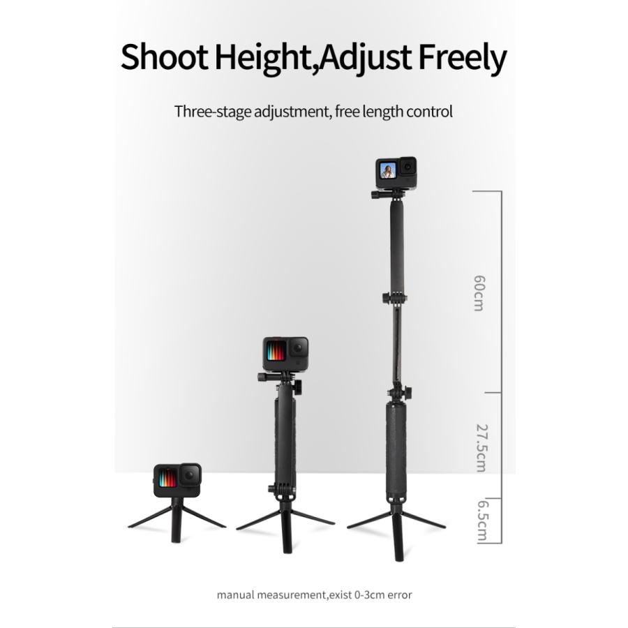 GoPro 自撮り棒 ロング 海 マウント スタンド gopro 三脚 ( 優良 GoPro 自撮り棒 ロング 海 マウント スタンド gopro 三脚 ( 優良