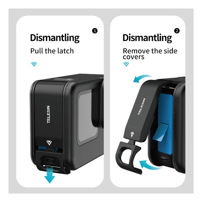 GoPro アクセサリー ゴープロ アクセサリー GoPro HERO11 / 10 / 9 BLACK サイドカバー アルミニウム ( ポスト投函 ) 　 | GoPro | 12