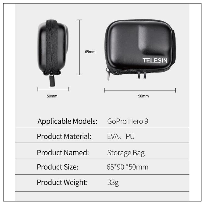 GoPro HERO13 /12 /11 ゴープロ ヒーロー13 /13 /11 本体 保護 ケース カバー 収納 バッグ アクセサリー（優良配送） | GoPro | 10