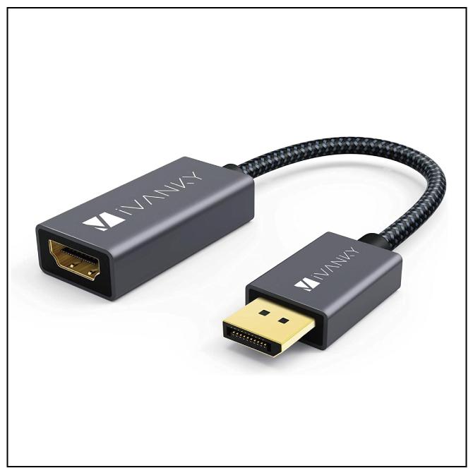 DisplayPort HDMI 変換 ケーブル DisplayPort HDMI 変換アダプタ DisplayPort to HDMI アダプター 20cm｜isense