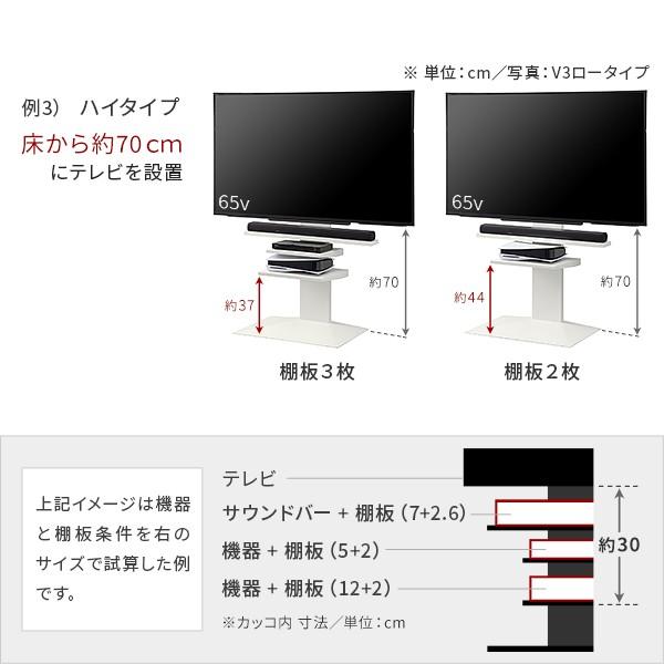 EQUALS（イコールズ） WALLインテリアテレビスタンドV2・V3・V5対応 棚