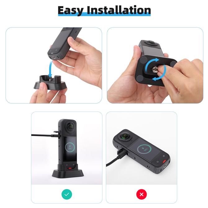 Insta360 X4 スタンド 縦置き スタンドベース アクセサリー インスタ 