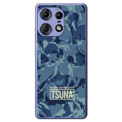 相撲専門情報誌「TSUNA」 meisai （迷彩柄） 1 ブルー （ソフト ケース