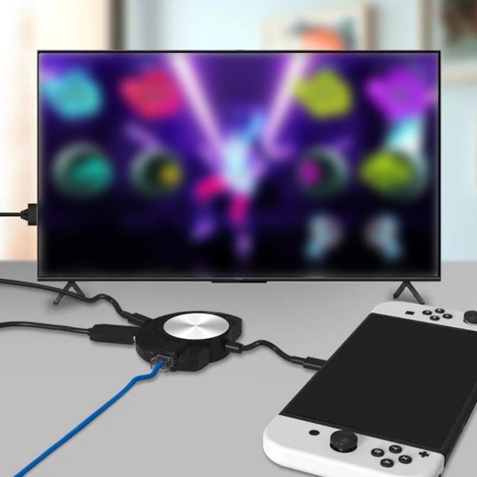 Nintendo Switch 本体＋コントローラー＋有機ELドッグ Switch】有機ELモデルを、従来のNintendo Switchドックに