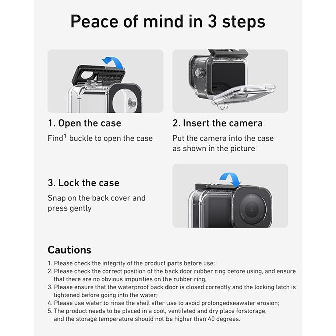 DJI DJI Osmo Action 6 本体 保護 防水ケース ダイビング