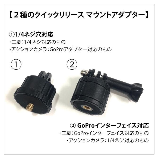 GoPro アクセサリー マウント ゴープロアクセサリー ゴープロ 1