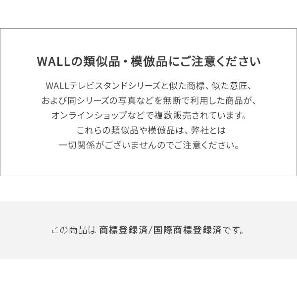 WALLインテリアテレビスタンドV2 CASTER対応 スライド式バックパネル ロータイプ用 コード隠し 背面隠し おしゃれ WALLオプション EQUALS イコールズ｜isense｜03