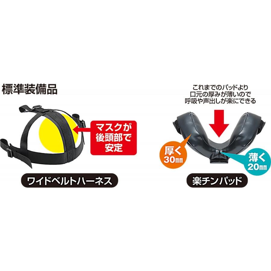 伊勢審判本舗製 スリームタイプ硬式・軟式兼用審判用マスク プレミアムモデル|iseshinpanhonpo|03