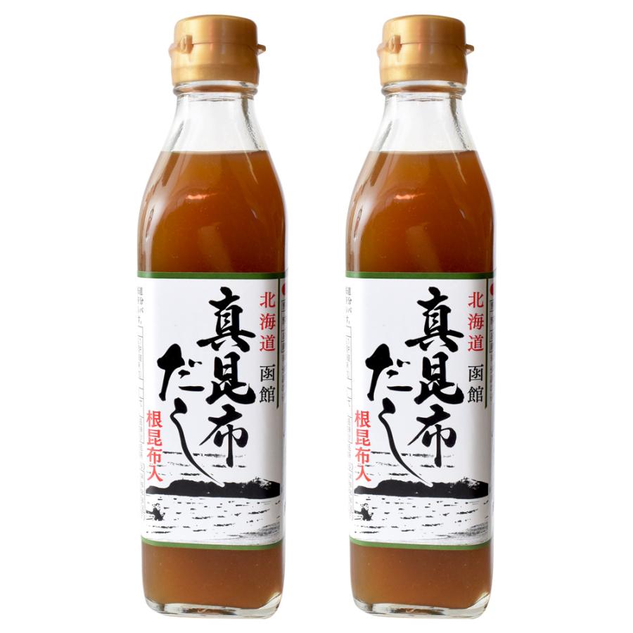 北海道函館 真昆布だし 根昆布入 300ml×2個（特産横丁×全国の