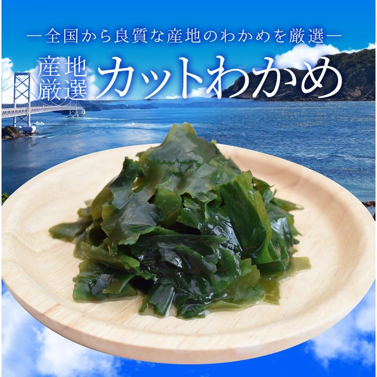 わかめ 産地厳選 乾燥 カットわかめ ９０ｇ 国産（三重県産 鳴門産） チャック袋入｜isesima｜02