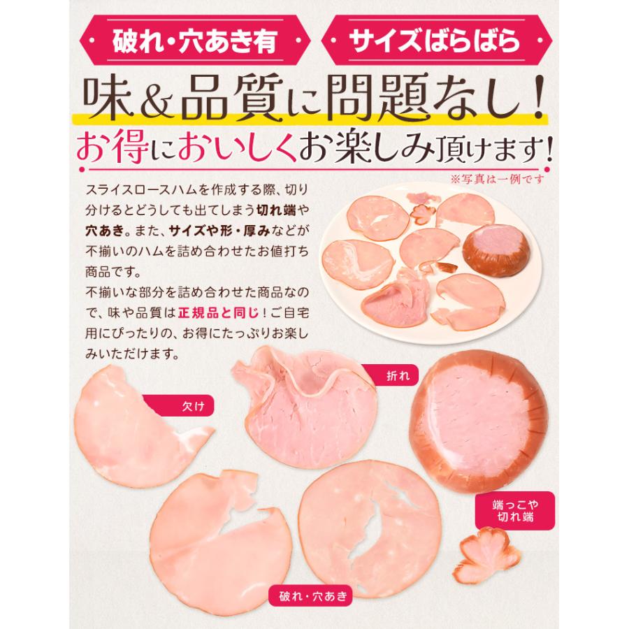 ロース ハム 切り落とし １ｋｇ 送料無料 大盛り 大容量 国内大手メーカー品 | ブランド登録なし | 03
