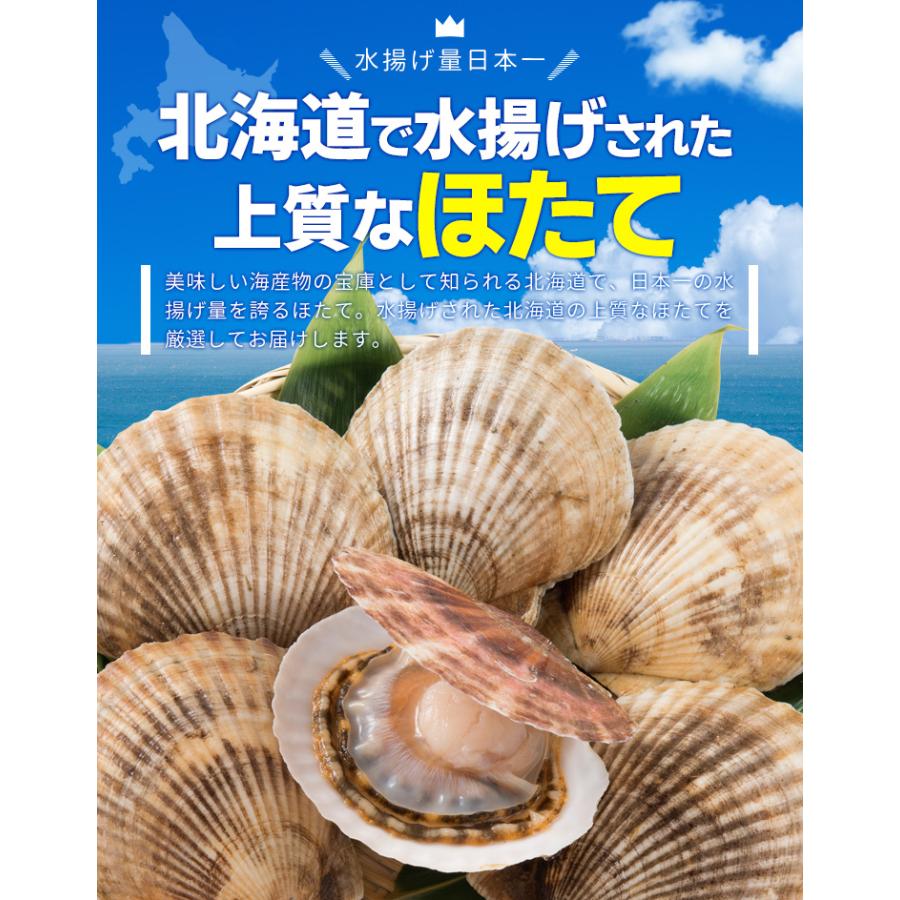 ほたて カンカン焼きセット 20枚入 冷凍ほたて 送料無料 北海道産 半