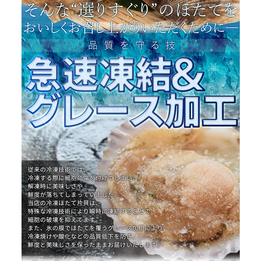 ほたて カンカン焼きセット ２０枚入 冷凍ほたて 送料無料 北海道産 半缶入り（貝むきナイフ・片手用軍手付き） ほたて片貝 海鮮 バーベキューセット | ブランド登録なし | 03