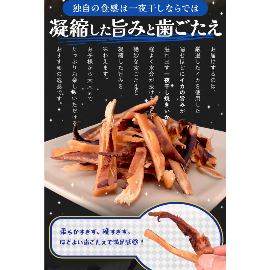 一夜干し 焼きいか おつまみ イカ ３００ｇ 大容量 お得サイズ 珍味 肴 チャック付袋入 | ブランド登録なし | 02