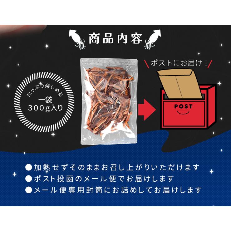 一夜干し 焼きいか おつまみ イカ ３００ｇ 大容量 お得サイズ 珍味 肴 チャック付袋入 | ブランド登録なし | 08