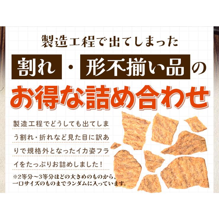 イカ姿 フライ ５００ｇ 割れ品 イカフライ おつまみ おやつ 駄菓子 いか天 大容量 お得サイズ 珍味 肴 チャック付袋 | ブランド登録なし | 03