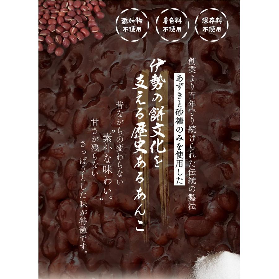 伊勢 あんこ ３個セット つぶあん こしあん しろあん ３種から選べる 餅 和菓子 | ブランド登録なし | 05