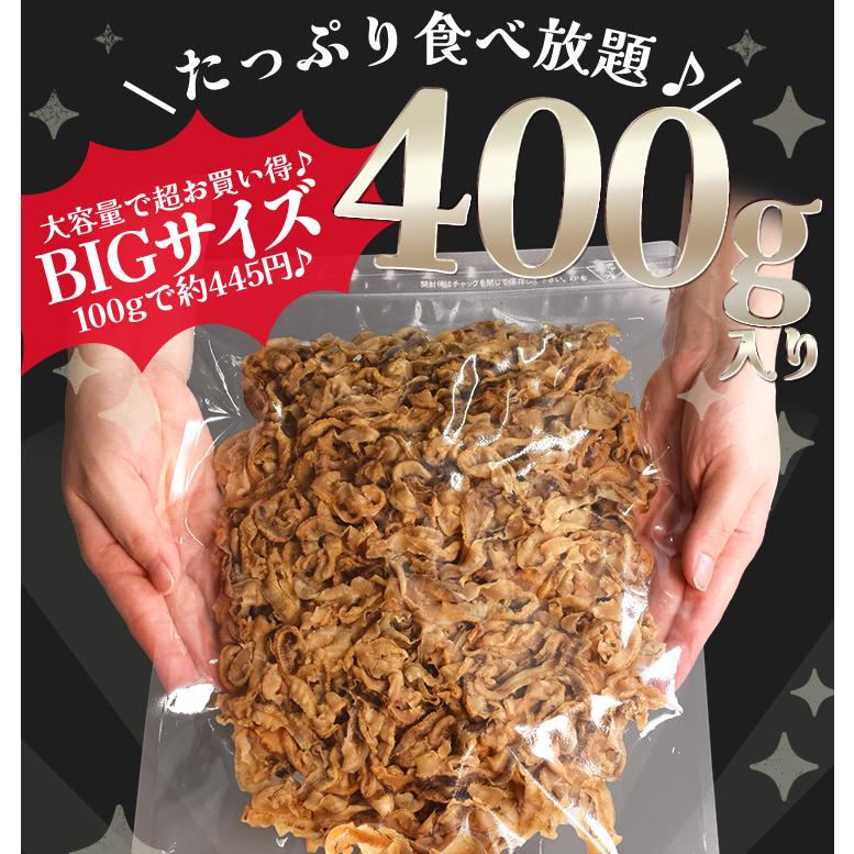 ほたて貝ひも 焼き おつまみ 北海道産 国産 ソフトタイプ ４００ｇ 大容量 お得サイズ 帆立 貝紐 珍味 肴 チャック付袋入 | ブランド登録なし | 07