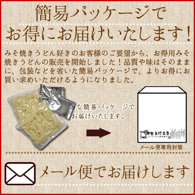 亀山 Ｂ級グルメ みそ焼きうどん お試し ２食 メール便 送料無料 特製 味噌 たれ付 秘密のケンミンshow ランキング 通販 味噌焼きうどん NP | ブランド登録なし | 02