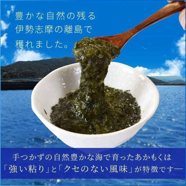 離島 あかもく お得な大容量チューブタイプ ２００ｇ×５パック 伊勢志摩産 送料無料 アカモク ギバサ 海藻 冷凍　チューブ タイプ｜isesima｜02