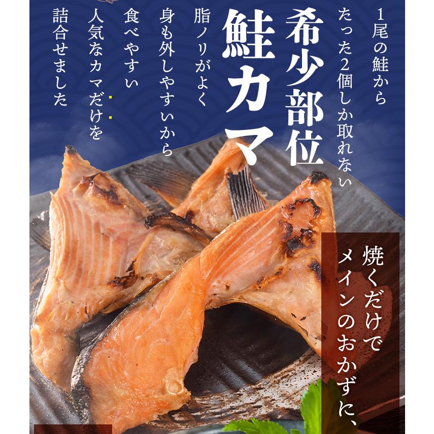 鮭 カマ ５００ｇ 北海道産 国産 サケ 秋鮭 定塩秋鮭 甘塩 冷凍 切り身 | ブランド登録なし | 02