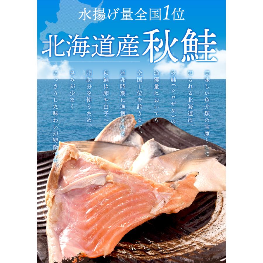 鮭 カマ ５００ｇ 北海道産 国産 サケ 秋鮭 定塩秋鮭 甘塩 冷凍 切り身 | ブランド登録なし | 04