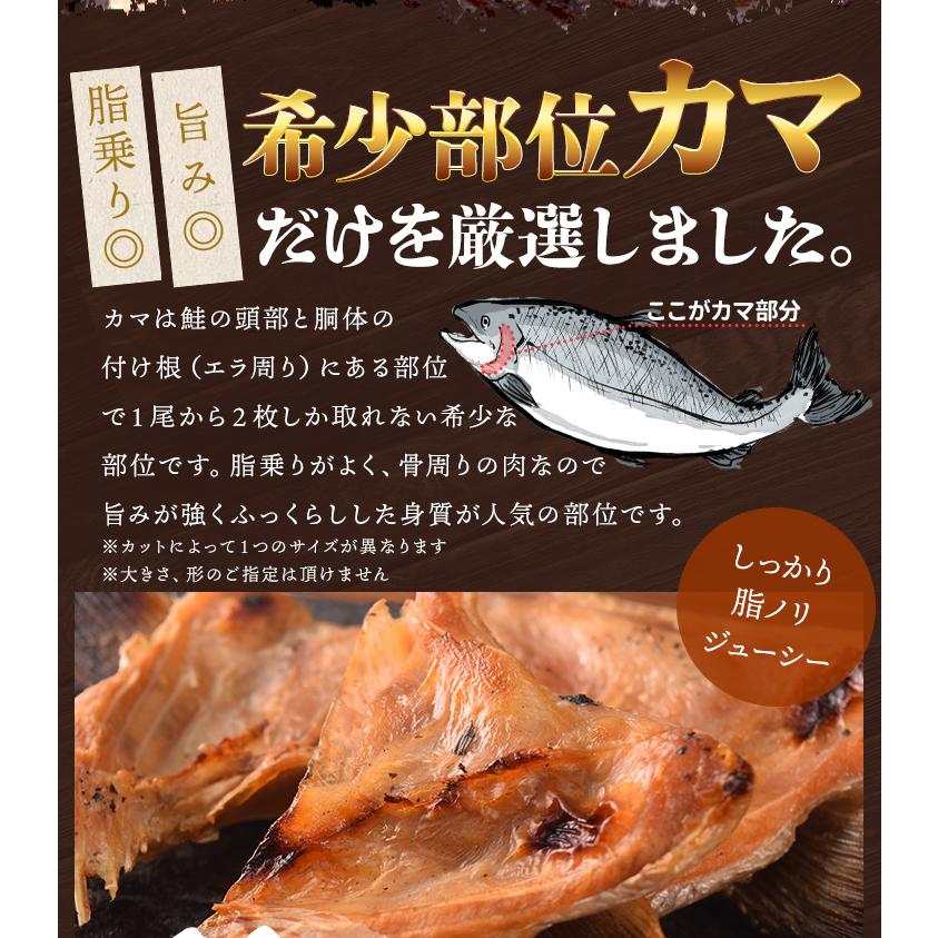 鮭 カマ ５００ｇ 北海道産 国産 サケ 秋鮭 定塩秋鮭 甘塩 冷凍 切り身 | ブランド登録なし | 05