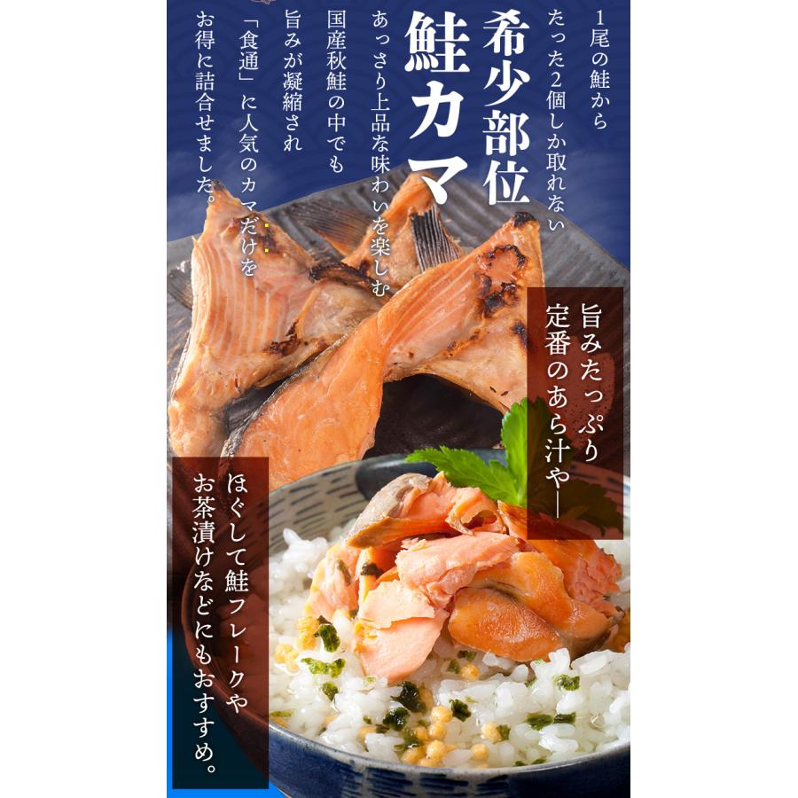 鮭 カマ ５００ｇ 北海道産 国産 サケ 秋鮭 定塩秋鮭 甘塩 冷凍 切り身 | ブランド登録なし | 02