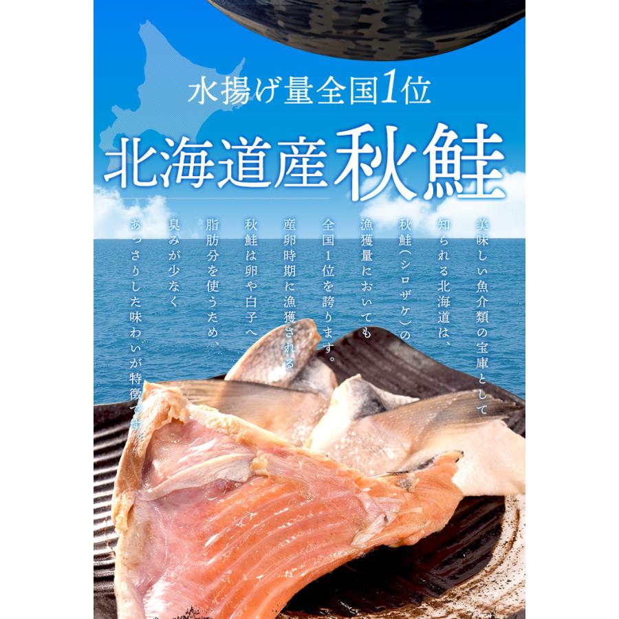 鮭 カマ ５００ｇ 北海道産 国産 サケ 秋鮭 定塩秋鮭 甘塩 冷凍 切り身 | ブランド登録なし | 03