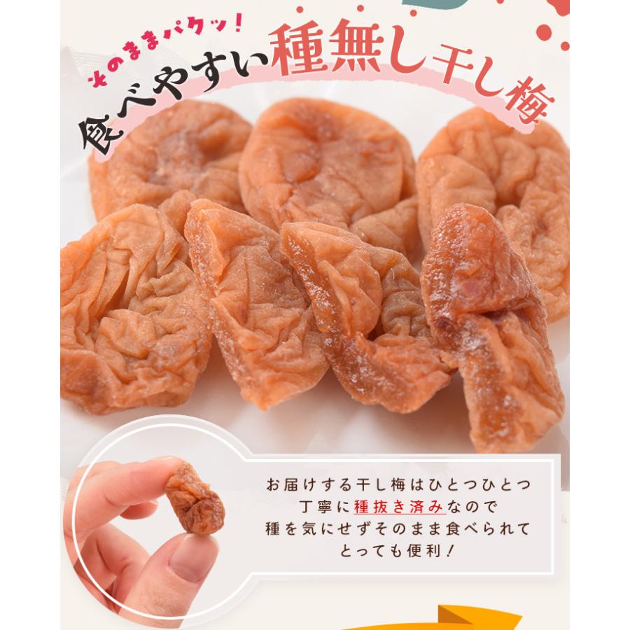 干し梅 種無し ４００ｇ（２００ｇ×２個） 個包装（約１１０〜１３０個入）梅 梅干し おつまみ 肉厚 塩分補給 | ブランド登録なし | 05
