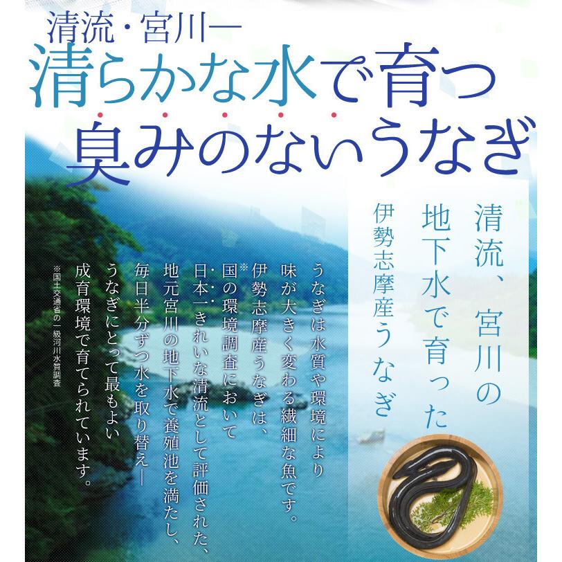 うなぎ 伊勢志摩産 白焼き 大サイズ ４尾 送料無料 国産 ウナギ 鰻 蒲焼き 丑の日 個包装 冷凍 化粧箱入 プレゼント ギフト_3