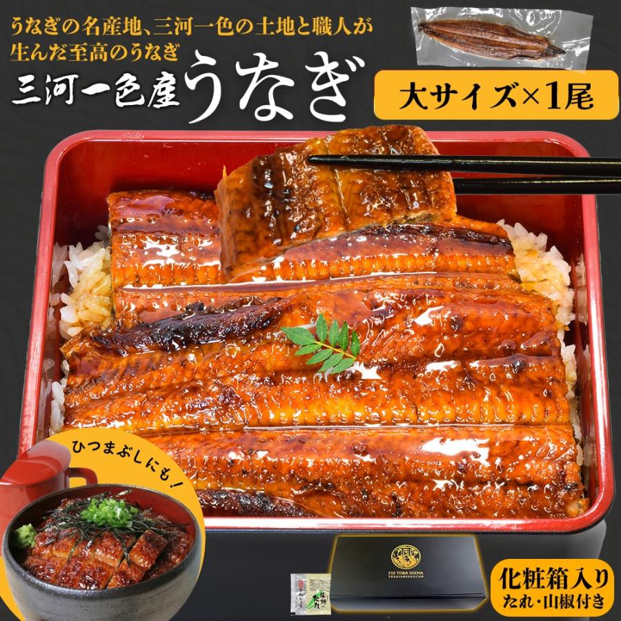 うなぎ 三河産 たれ 大サイズ 1尾 国産 ウナギ 鰻 蒲焼き