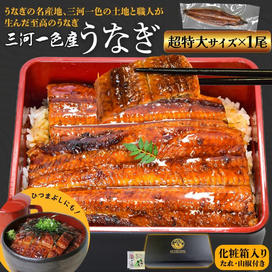 うなぎ 三河産 たれ 超特大サイズ 1尾 国産 ウナギ 鰻 蒲焼き 丑の日 