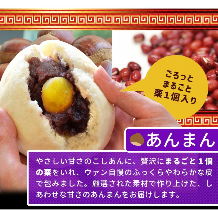 ウァン 手作り 豚まん 餡まん セット ８個入り（各４個入） 肉まん ぶたまん ブタまん あんまん アンマン 伊勢 志摩 お土産 送料無料 寒中見舞い ギフト | ブランド登録なし | 05