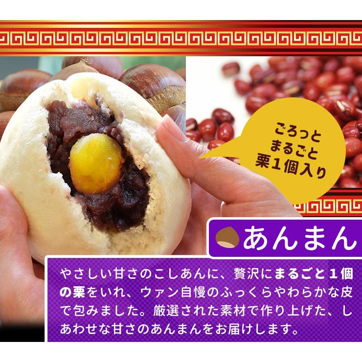 ウァン 手作り 中華まん ４種セット 豚まん あんまん 松阪牛まんチーズ豚まん ８個入り（各２個入） 肉まん ぶたまん ブタまん アンまん 餡まん 牛まん 松阪牛 | ブランド登録なし | 05