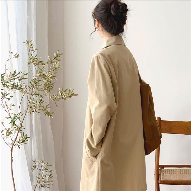 マウンテンパーカー レディース トレンチコート ジャケット スプリングコート 春コート 春服ロング丈 折襟 無地 カジュアル ゆったり 秋コーデ 秋服 |  | 16