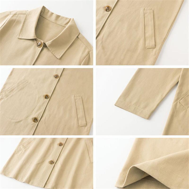 マウンテンパーカー レディース トレンチコート ジャケット スプリングコート 春コート 春服ロング丈 折襟 無地 カジュアル ゆったり 秋コーデ 秋服 |  | 17