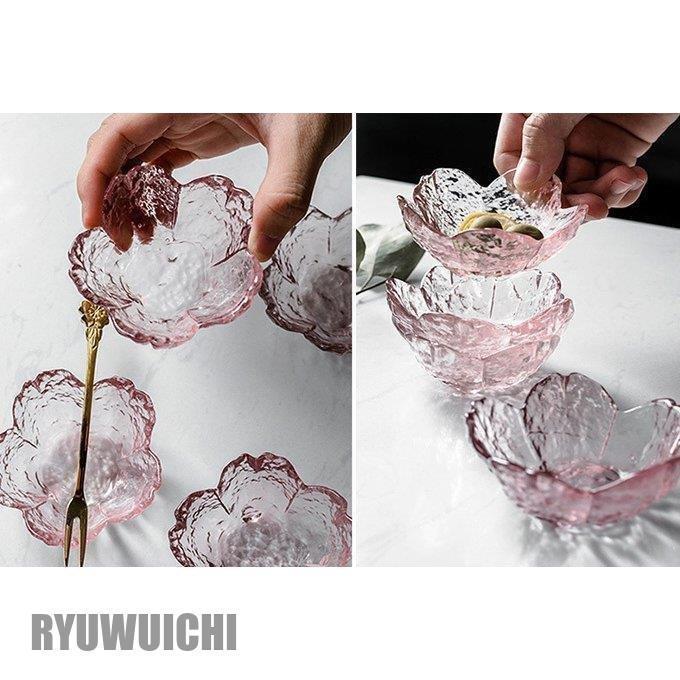 ガラス製品 置物 小皿 桜 sakura 桜柄 インテリア 雑貨 さくら ガラス