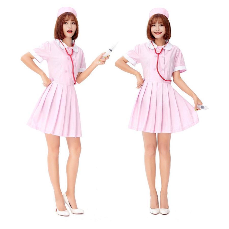 コスプレ ナース レディース ピンク ナース服 衣装 仮装 制服 コスチューム ハロウィン : イセストア - 通販 - Yahoo!ショッピング