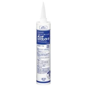 1箱(10本) コニシ ボンド シリコンコーク ホワイト 330ml #55778 1 