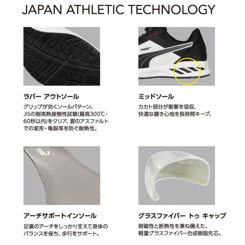 PUMA WORKWEAR PUMA(プーマ) スプリント2.1 ブラック＆ホワイト