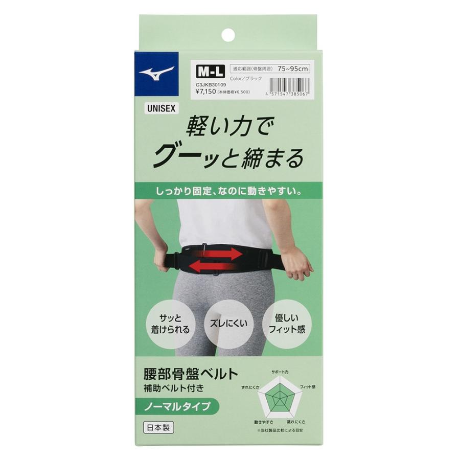MIZUNO（ミズノ） 腰部骨盤ベルト(ノーマルタイプ)[ユニセックス